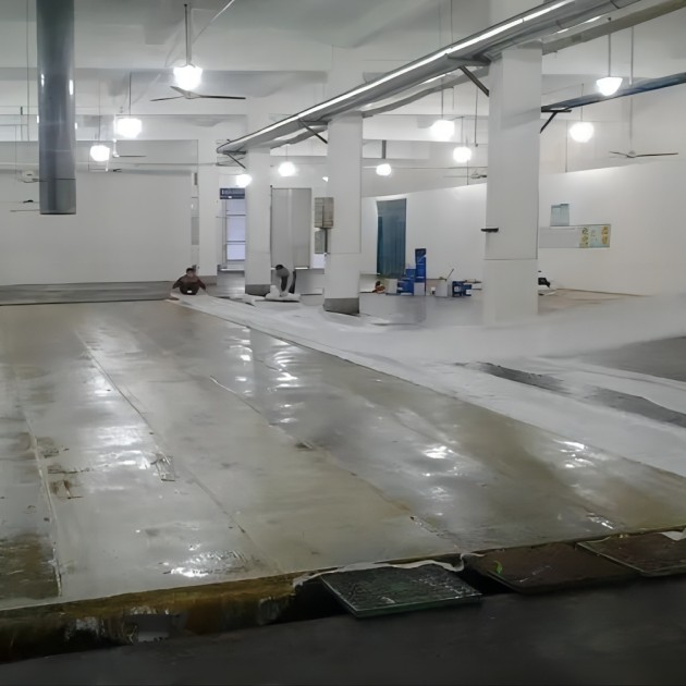 宜春防腐蚀地坪,环氧玻纤地坪，玻纤工业地坪，环氧玻纤布地坪,乙烯基玻纤布地坪产品图3